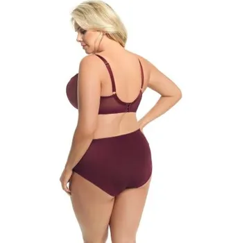 Podprsenka Nevyztužená podprsenka Gorsenia K496 Paradise Bordó 65J