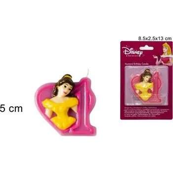 Dortová svíčka PROHOME - Svíčka číslice 1 Princess