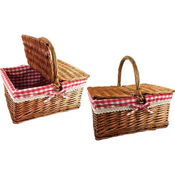 Nákupní košík PROHOME - Košík proutěný 39x29x19cm