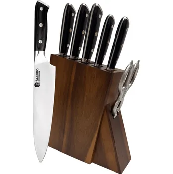 Kuchyňský nůž Hanzo Black DE SaKuRo TD004-SADA-5 sada nožů 5 ks