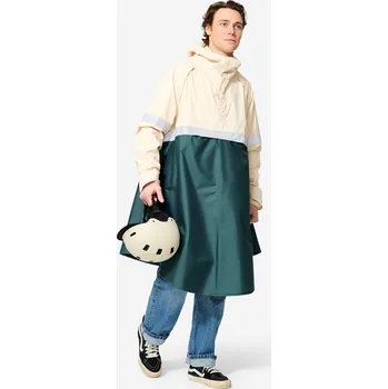 Pláštěnka BTWIN Pončo na městskou cyklistiku 540 viditelnost v noci L