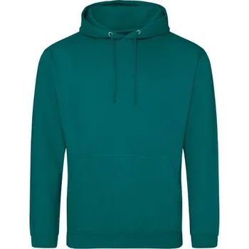 Pánská mikina Just Hoods College Hoodie, zelená (Jade Dome)