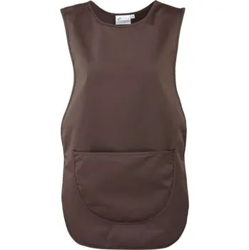 Premier Women's Pocket Tabard, hnědá (Dark Chocolate)