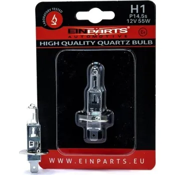 Přídavný světlomet Halogenová žárovka EPB53 H1 12V 55W v blistru - EinParts EINPARTS AUTOMOTIVE