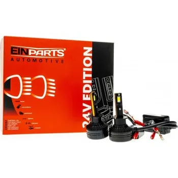 Osvětlení automobilu Einparts EPLH107 LED žárovky H1 24V 6000K - potkávací/dálková světla Retrofit LED EINPARTS AUTOMOTIVE