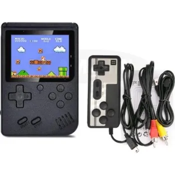 Herní konzole Mini konzole 3,0&quot; 400 HER s ovladačem, černá