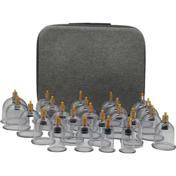 Čínské banky vakuové s pumpičkou, Cupping Set 24 ks