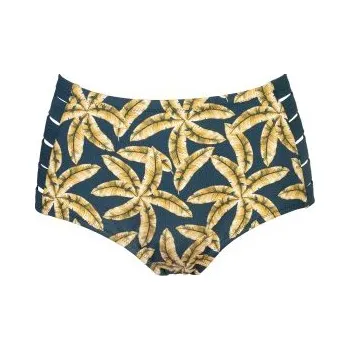 Dámské plavky Spodní díl plavek Dalia Malibu Maxi - s pruhy Tmavě modrá M