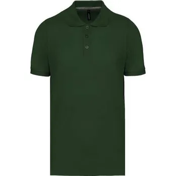 Designed To Work Men's Short-sleeved Polo Shirt, zelená (Forest Green)