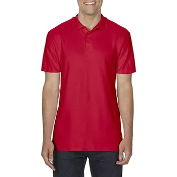 Gildan Softstyle® Adult Double PiquÉ Polo, červená (Red)