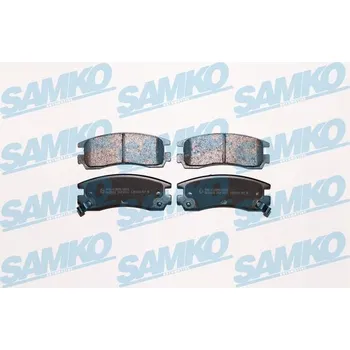 Brzdová destička Sada brzdových destiček, kotoučová brzda SAMKO 5SP1031