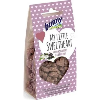 Krmivo pro hlodavce Bunny Nature srdíčka s bezinkami a ibiškem 30 g