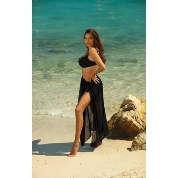 Dámská sukně Dámská černá dlouhá plážová sukně Self DAN 02 Dancing 2 M-XL Velikost: XL, Barva: Černá