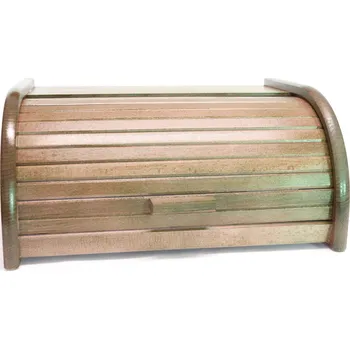 chlebník PROHOME - Chlebník dřevo tmavě hnědý 39 x 29 x 18cm