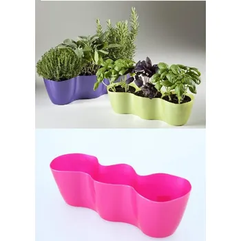 HEIDRUN - Květináč 38x12cm různé barvy