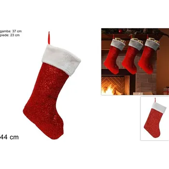 Vánoční dekorace PROHOME - Ponožka vánoční 44cm