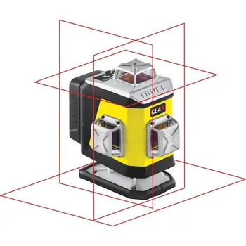 Měřící laser NIVEL SYSTEM Krížový laser 4×360° s cerveným paprskem CL4R
