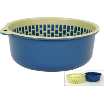 PROHOME - Miska s cedníkem různé barvy