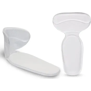 Vložka do bot Gelová patička s vložkou na ochranu chodidla do obuvi 2 v 1, čirá, 1 pár (2 ks)