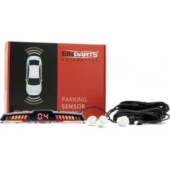 Držák SPZ Senzor parkování zadní bílý EPP6700 s displejem - EinParts EINPARTS AUTOMOTIVE