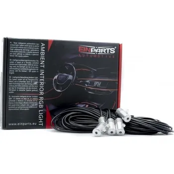 LED optické vlákno RGB 6M AMBIENT LED - Efektní osvětlení interiéru automobilu EINPARTS AUTOMOTIVE