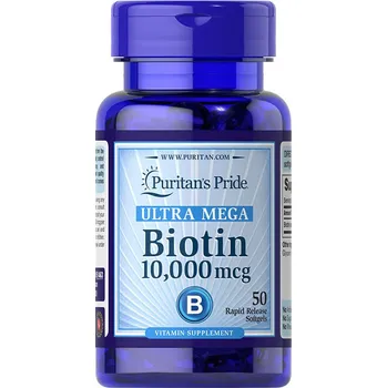 Fitness strava Puritan's Pride Biotin 10 000 mcg 50 softgels