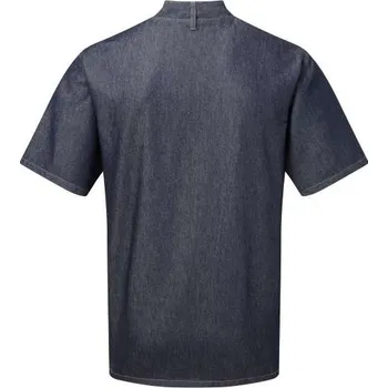 Gastro oděv Premier Chef's Zip-close Short Sleeve Jacket, modrá (Navy)