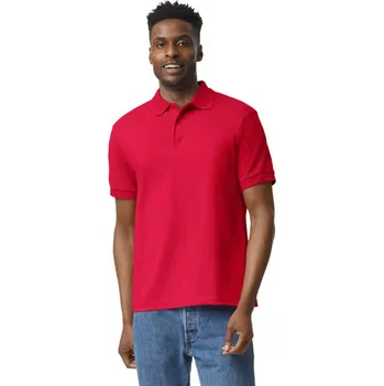 Čepice Gildan Dryblend® Adult Jersey Polo - New Model, červená (Red)