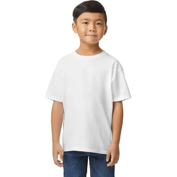 Chlapecké tričko Gildan Softstyle® Midweight Youth T-shirt, bílá (White)