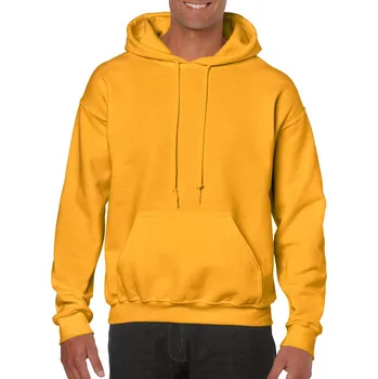 Pánská mikina Gildan Heavy Blend™ Adult Hooded Sweatshirt mikina, žlutá (Gold)