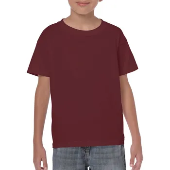 Chlapecké tričko Gildan Heavy Cotton™ Youth T-shirt, červená (Maroon)