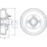 Brzdový buben DELPHI BFR589