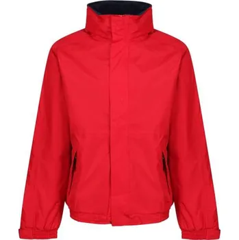 Pánská větrovka Regatta Dover Fleece Lined Bomber Jacket, červená (Cherry Red)