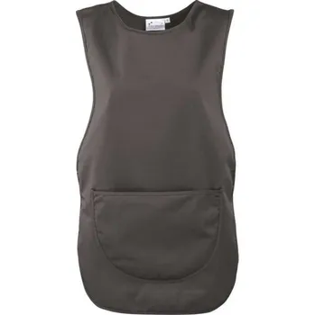 Premier Women's Pocket Tabard, šedá (Charcoal)