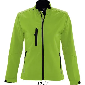 Pánská softshellová bunda Sol's Roxy - Women's Softshell Zipped Jacket, zelená (Lime)