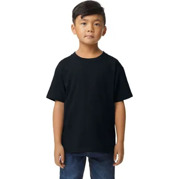 Dětská móda Gildan Softstyle® Midweight Youth T-shirt, černá (Black)