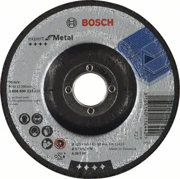 Řezný kotouč BOSCH Hrubovací kotouc s prolisem Expert for Metal A 30 T BF, 125 mm, 6,0 mm