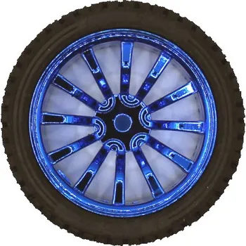 Vývojová deska Stylové kolo 65 mm - modrý disk s 12 paprsky