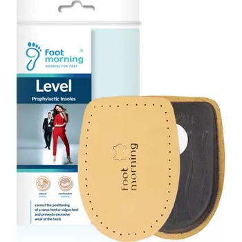 Vložka do bot Kožené podpatěnky z latexové pěny absorbující pot Foot Morning Level, EU (35-37)