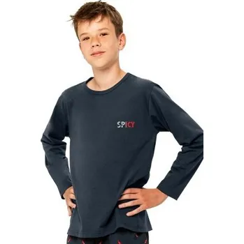 Chlapecké pyžamo Chlapecké pyžamo Taro Eric Tmavě modrá 152