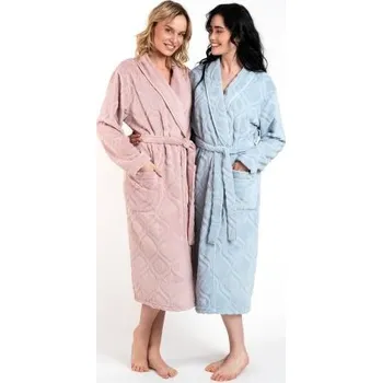 Dámský župan Dámský župan Italian Fashion Morena - dlouhý Světle modrá L