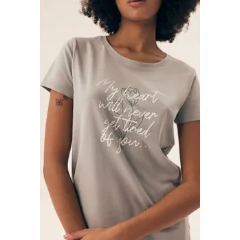 Dámské pyžamo Dámské pyžamo Henderson Naturaleza - bavlna Světle zelená XL