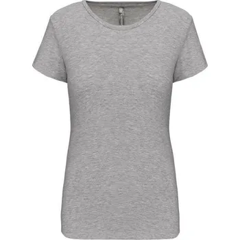Dámské tričko Kariban Ladies' Short-sleeved Crew Neck T-shirt, šedá (Graphite Heather)
