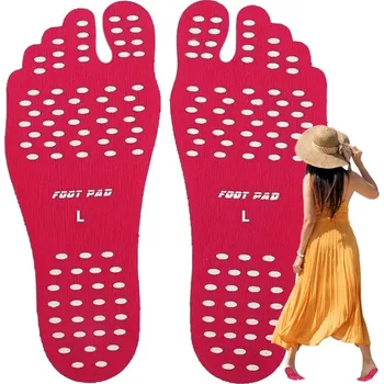 Voděodolné nálepky na chodidla, Jackson Ultima, M 23 cm - růžové