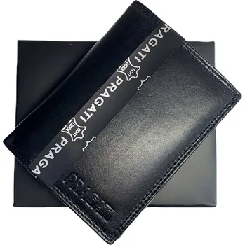 Peněženka PRAGATI Pánská kožená peněženka černá