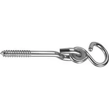 Příslušenství k houpačce Kotevní technika Hák houpačkový s plastovým pouzdrem 10,6x180 vrut