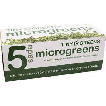 Nádoba na klíčení Tiny Greens Microgreens pěstební sada 5 ks 