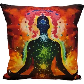 Polštář Meditační polštář Jóga, 40 x 40 x 10 cm