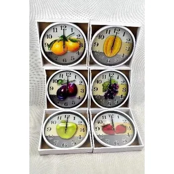 Hodiny PROHOME - Hodiny tiché mechnické 25cm Ovoce různé motivy