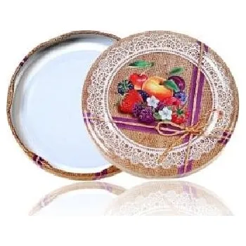 Víčko na zavařovací sklenici PROHOME - Víčka zavařovací TWIST 82 OVOCE 4 10ks